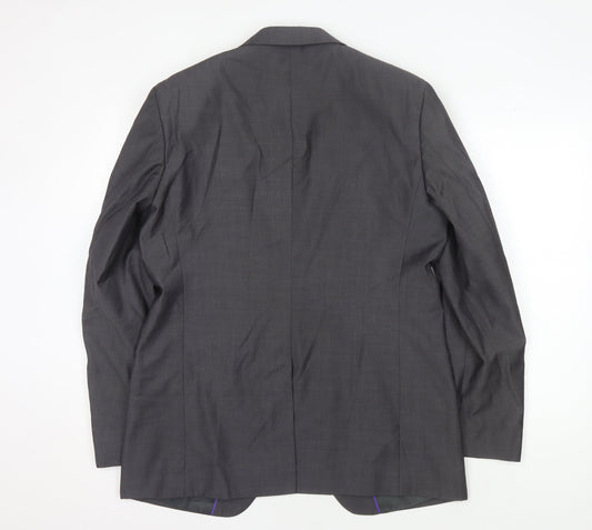Mens UK Size 40 Marks and Spencer Regular Grey Suit Jacket