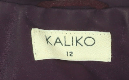 Kaliko Women's Purple Blazer UK 12 Classic Fit