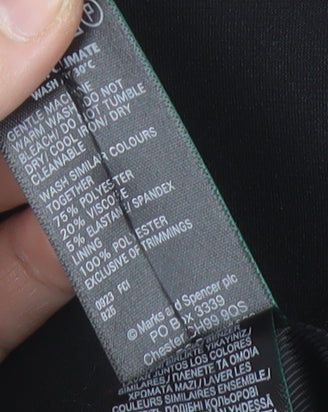 Marks and Spencer Women's Black Blazer Size 10