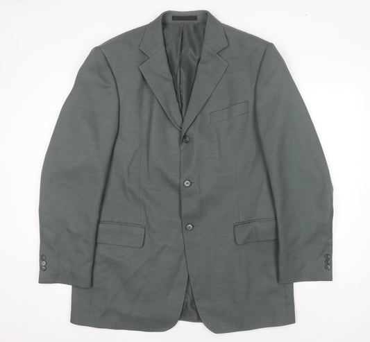 Mens UK Size 42 Marks and Spencer Regular Green Suit Jacket