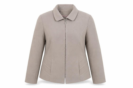 ellie louise Women’s Beige Size 16 Full Zip Jacket
