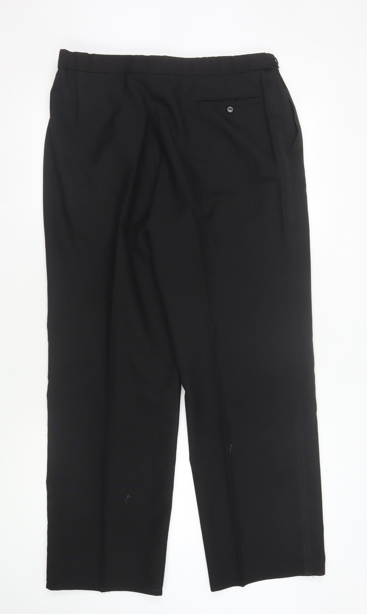 St Michael Men's Black Dress Pants 40W Workwear
