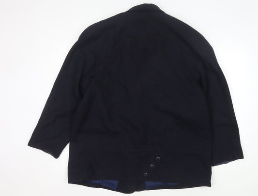Mens UK Size 46 Max Pierre Black Basic Jacket