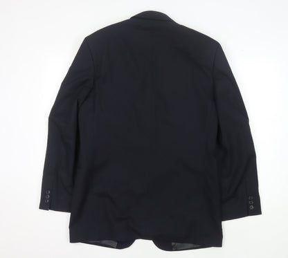 Mens UK Size 38 Marks and Spencer Regular Blue Suit Jacket