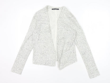 Womens UK Size 8 NEXT White Cardigan Jumper