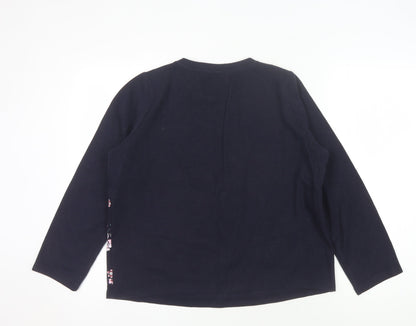 Womens UK Size 14 Marks and Spencer Blue Basic T-Shirt