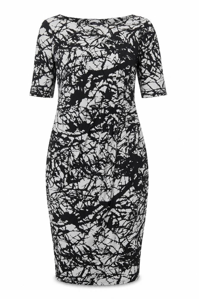 Marks and Spencer Women's Black Long Bodycon Dress - Size 10