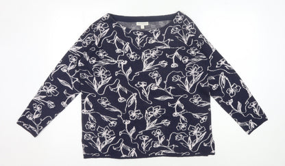 Womens UK Size M Monsoon Blue Pullover Jumper