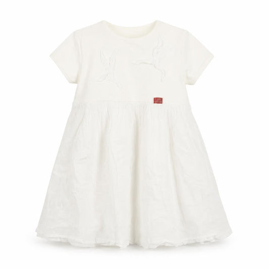 Kenzo Girls Ivory Fit & Flare Dress - 18 Months Casual Spring/Summer