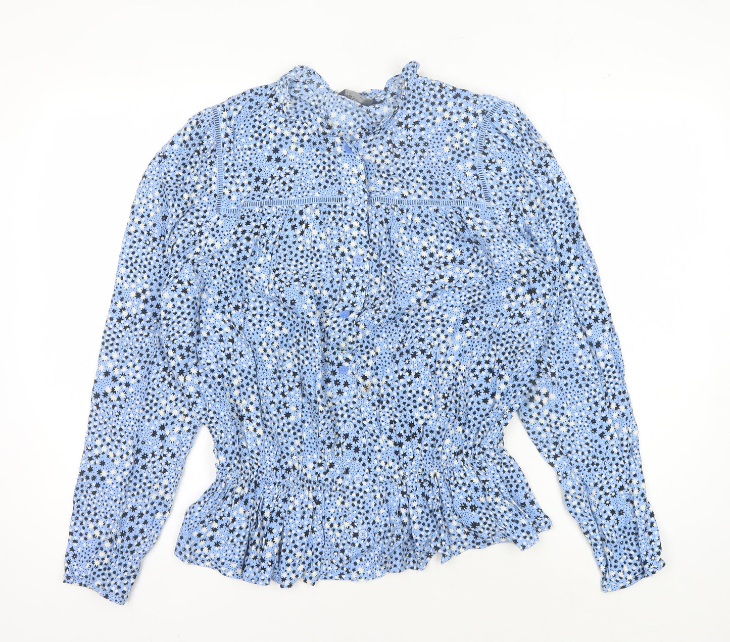Womens UK Size 14 Marks and Spencer Blue  Blouse