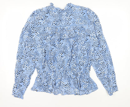Womens UK Size 14 Marks and Spencer Blue  Blouse