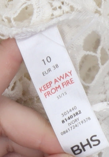 Womens UK Size 10 BHS Ivory