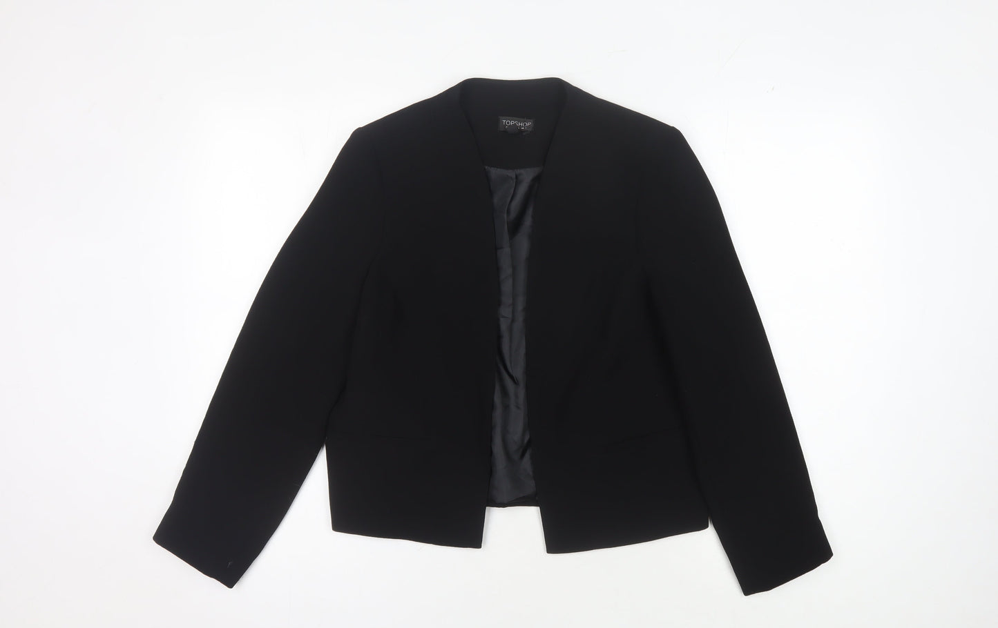 Topshop Women's Black Blazer Size 12