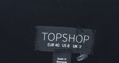 Topshop Women's Black Blazer Size 12