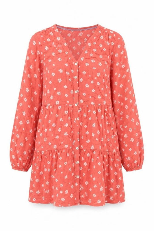 White Stuff Women’s Floral Red Dress Size 10