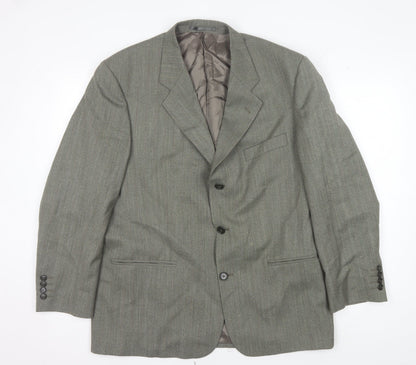 Mens UK Size 42 Savoy Taylors Guild Regular Grey Suit Jacket