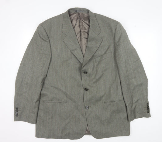 Mens UK Size 42 Savoy Taylors Guild Regular Grey Suit Jacket