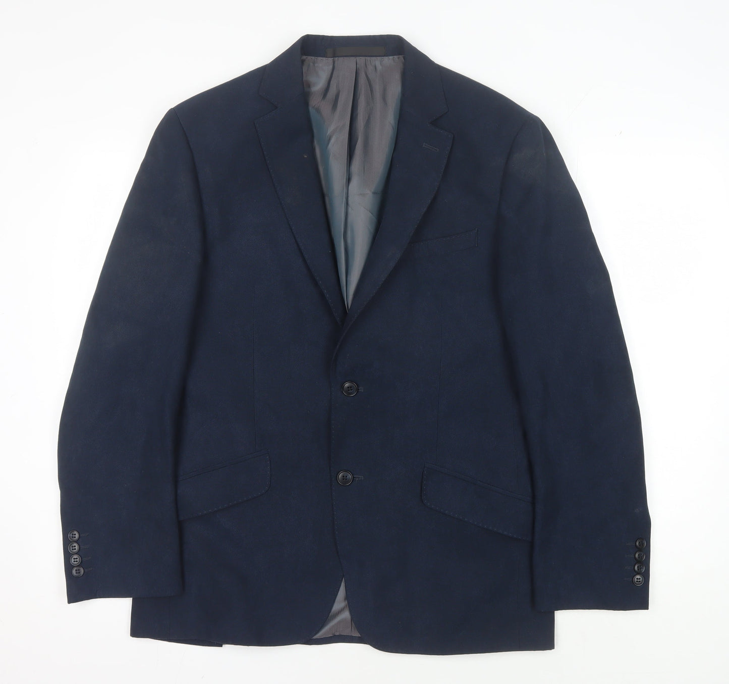 Mens UK Size 38 Marks and Spencer Regular Blue Suit Jacket