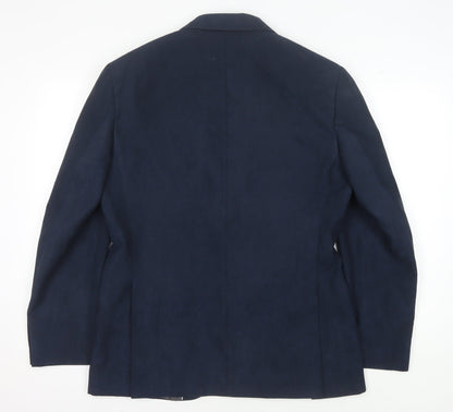 Mens UK Size 38 Marks and Spencer Regular Blue Suit Jacket