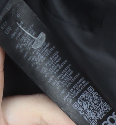 ASOS Women's Black Blazer, Size 12, Regular Fit, Notch Lapel