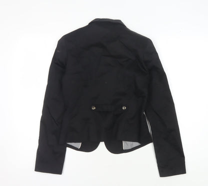 H&M Women's Black Suit Jacket Size 6