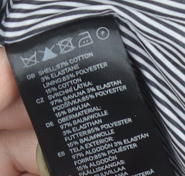 H&M Women's Black Suit Jacket Size 6