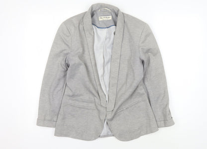 Miss Selfridge Women's Grey Blazer - Size 10