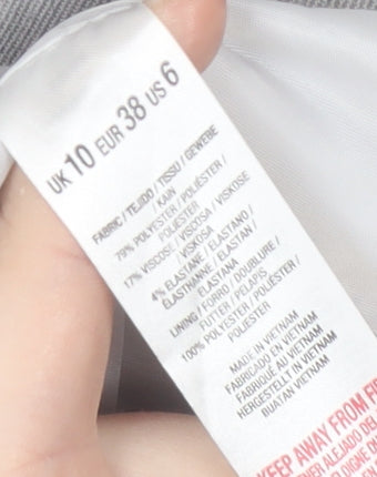 Miss Selfridge Women's Grey Blazer - Size 10