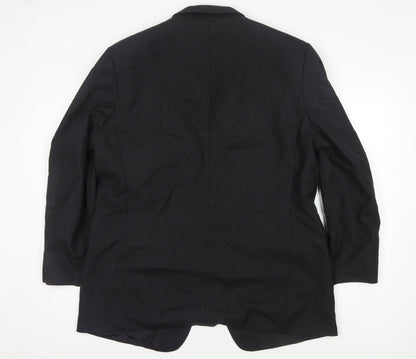 Mens UK Size 46 Marks and Spencer Regular Black Suit Jacket
