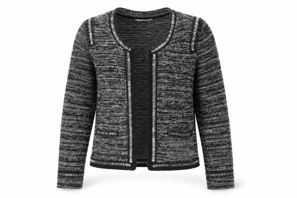 Womens UK Size 10 Miss Selfridge Black Cardigan Jumper