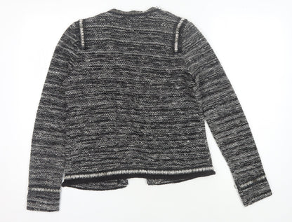 Womens UK Size 10 Miss Selfridge Black Cardigan Jumper