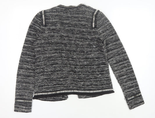 Womens UK Size 10 Miss Selfridge Black Cardigan Jumper