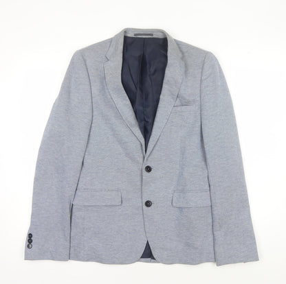 Mens UK Size 36 Burton Regular Blue Suit Jacket