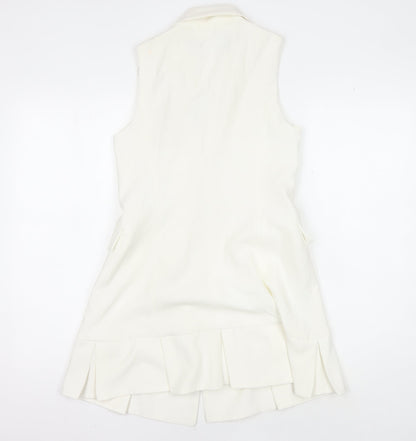 Womens UK Size KS Zara Basic Ivory