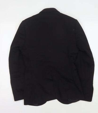 Mens UK Size 34 boohooMAN Regular Black Suit Jacket