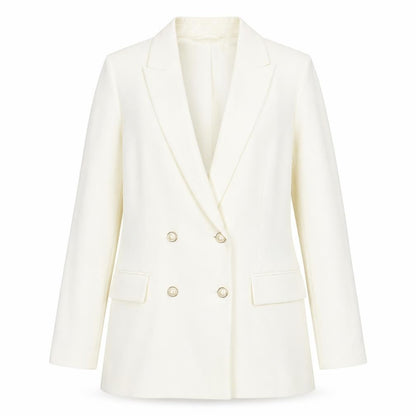 Womens UK Size 10 H&M Regular Ivory Blazer