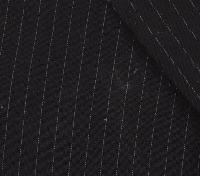 Armando Men's Black Pinstripe Blazer Size 44