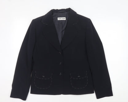 Gerry Weber Women's Black Blazer Size 10 Regular