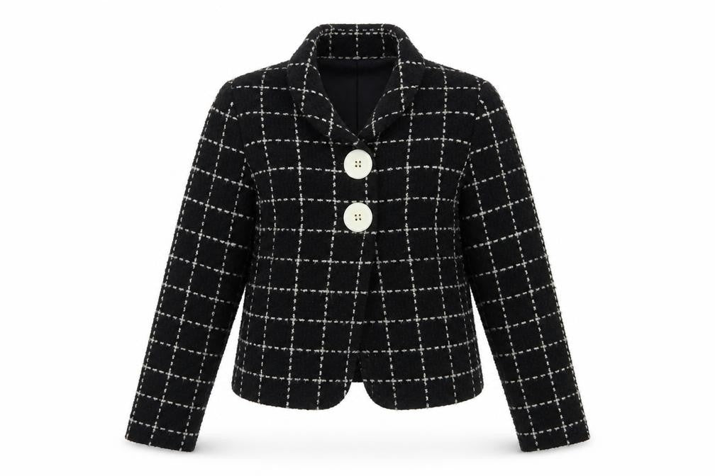 Womens UK Size 14 Marks and Spencer Black Single-Breasted