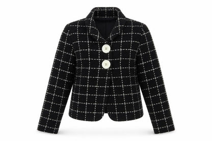 Womens UK Size 14 Marks and Spencer Black Single-Breasted