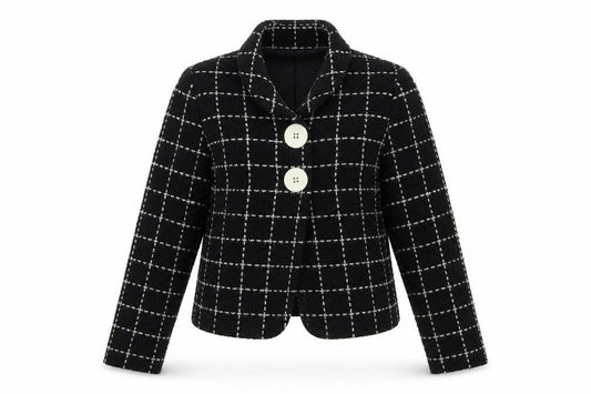 Womens UK Size 14 Marks and Spencer Black Single-Breasted