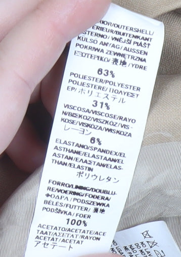 Zara Women's Beige Blazer, Size 2, Long Sleeve