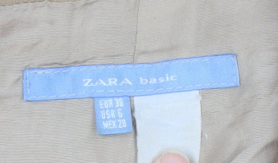 Zara Women's Beige Blazer, Size 2, Long Sleeve