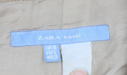 Zara Women's Beige Blazer, Size 2, Long Sleeve