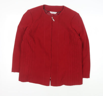bonmarché Women's Red Softshell Jacket Size 16