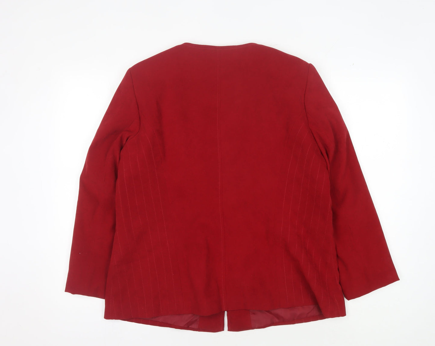 bonmarché Women's Red Softshell Jacket Size 16