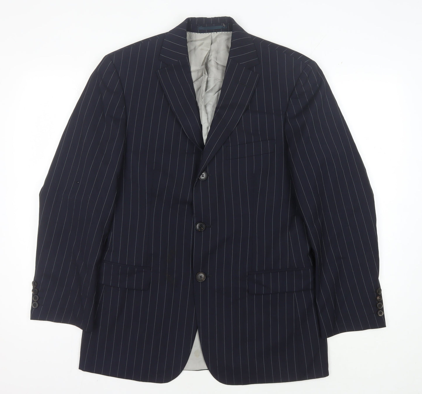 Mens UK Size 36 HUGO BOSS Regular Blue Suit Jacket