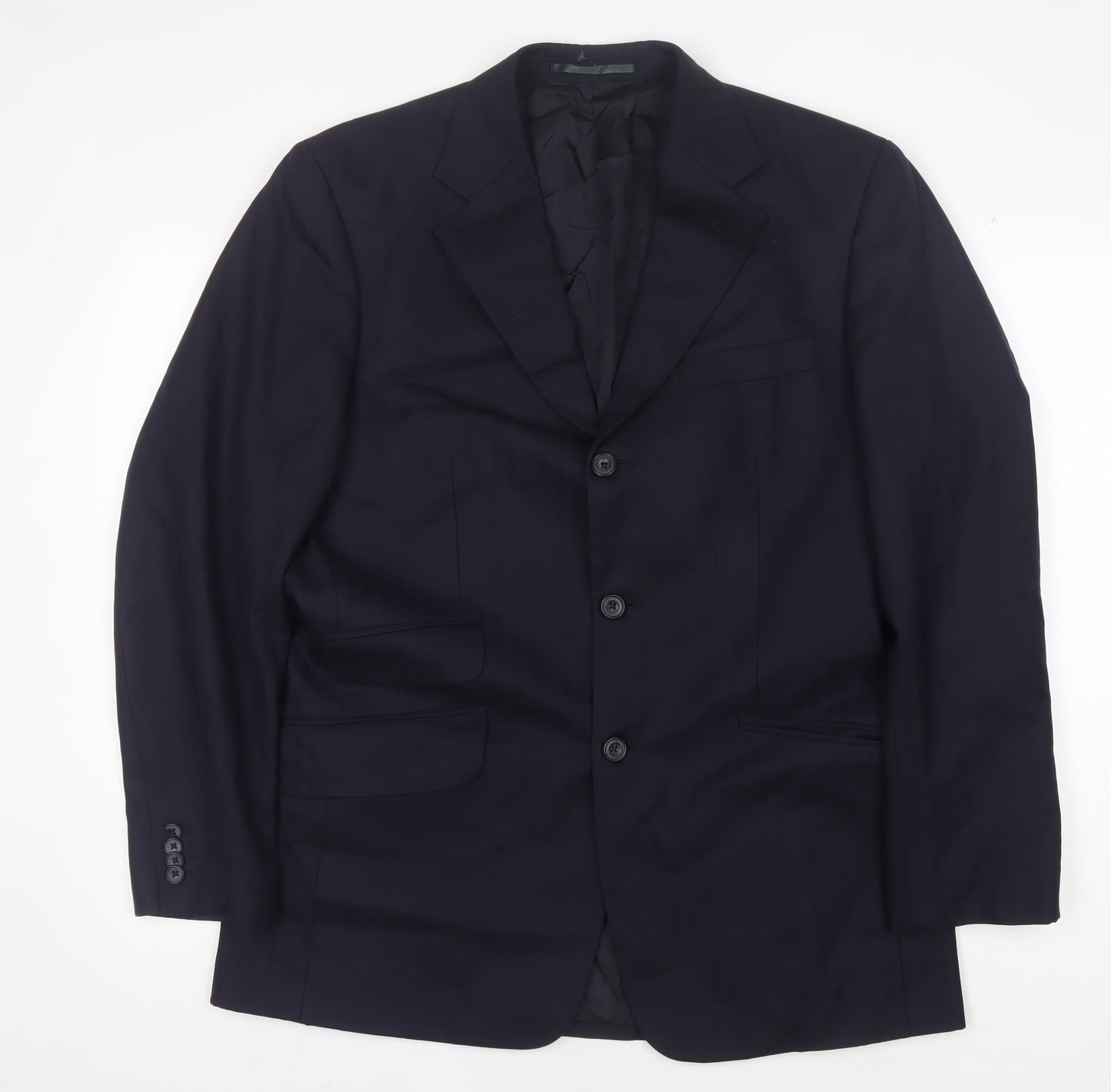 Mens UK Size 40 T.M.Lewin Regular Blue Suit Jacket