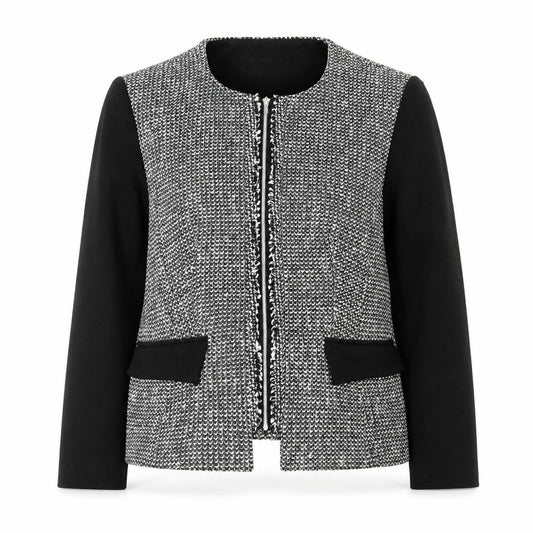 Karen Millen Women's Black Size 12 Slim Fit Jacket
