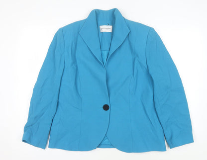 Gail Hoppen Women's Blue Blazer UK Size 14
